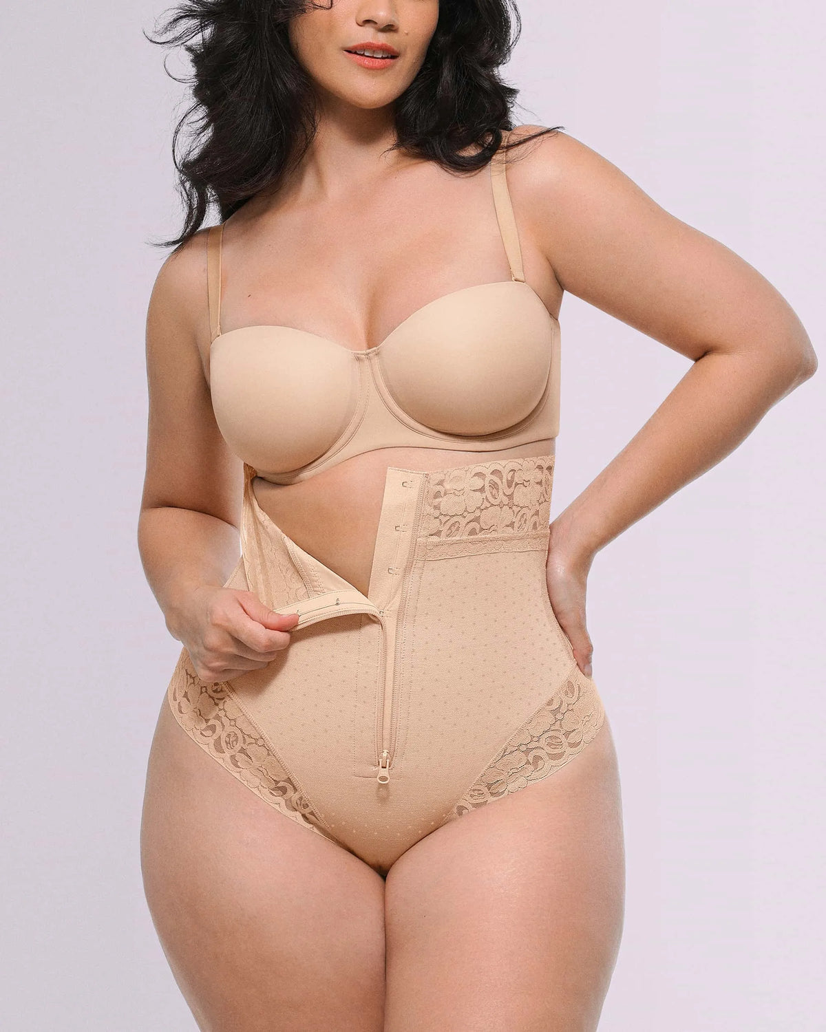 Bare Essentials™ AirSlim® High-Waisted Polka Dot Shaping Brief