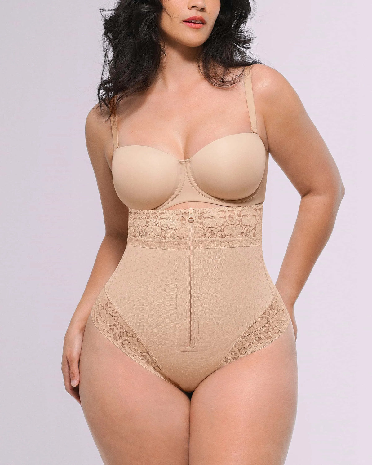 Bare Essentials™ AirSlim® High-Waisted Polka Dot Shaping Brief
