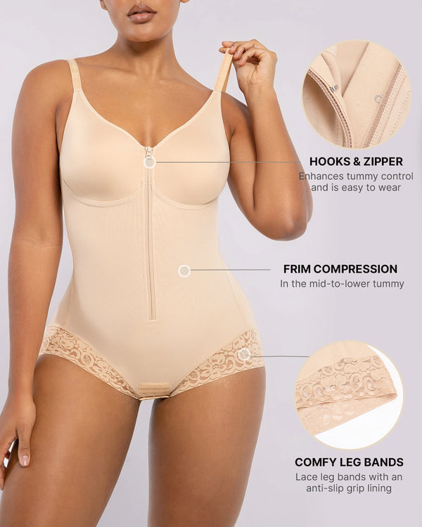 Bare Essentials™ AirSlim® Hourglass Full Body Brief Bodysuit