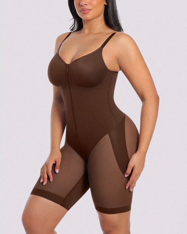 Bare Essentials™ AirSlim® Hourglass Full Body Mid Thigh Bodysuit