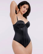 Bare Essentials™ AirSlim® Retro-style Cupped Bra-free Thong Bodysuit