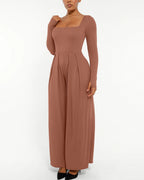 Bare Essentials™ AirSlim® Square Neckline Built-In Shaping Jumpsuit