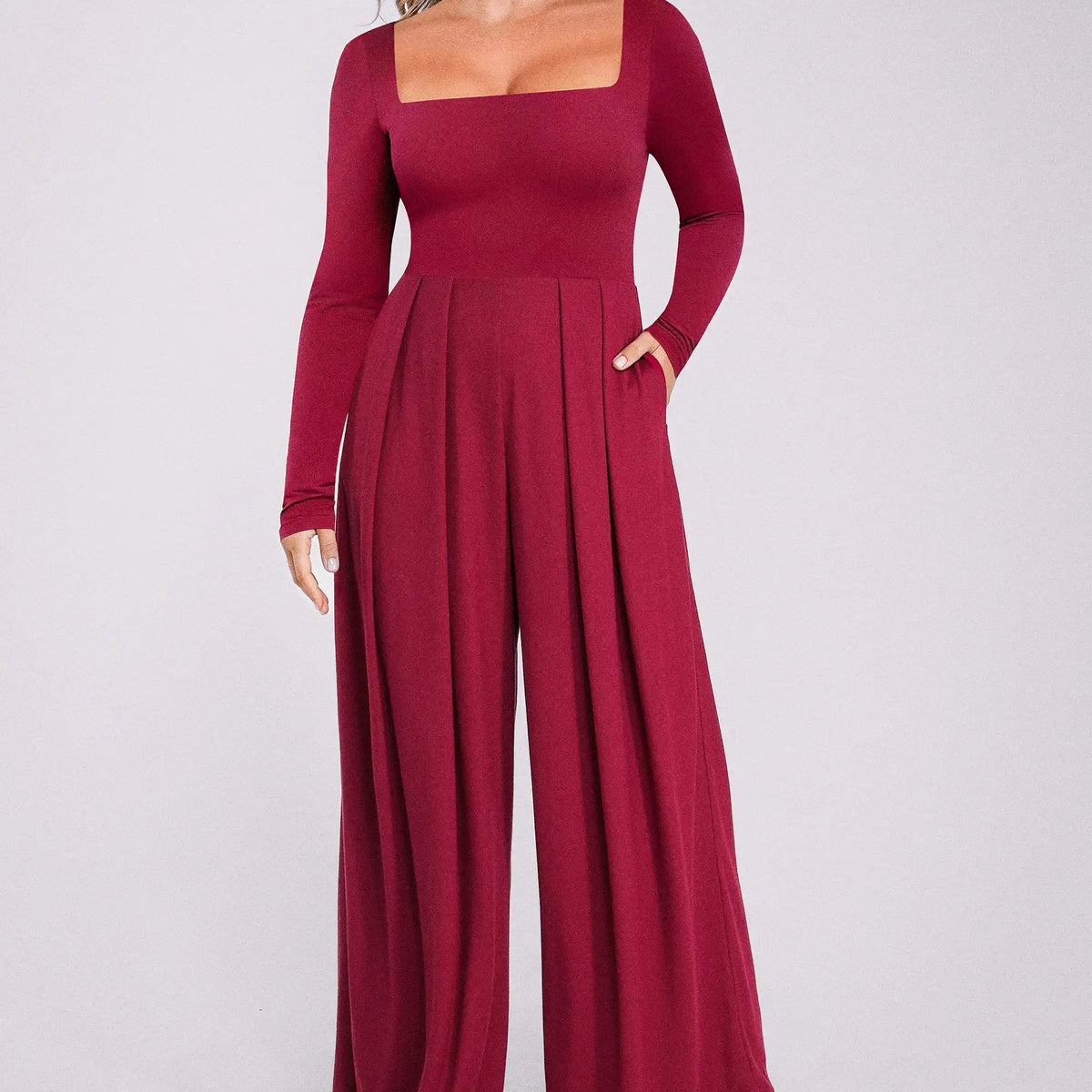 Bare Essentials™ AirSlim® Square Neckline Built-In Shaping