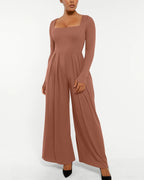 Bare Essentials™ AirSlim® Square Neckline Built-In Shaping Jumpsuit