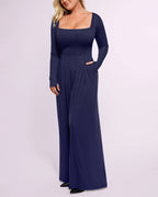 Bare Essentials™ AirSlim® Square Neckline Built-In Shaping Jumpsuit