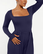 Bare Essentials™ AirSlim® Square Neckline Built-In Shaping Jumpsuit