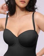 Bare Essentials AirSlim® Strapless Mid Thigh Bodysuit