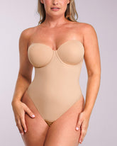 Bare Essentials AirSlim® Strapless Thong Bodysuit