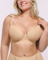 Bare Essentials™ AirSlim® Supportive Unlined Lace Underwired Bra