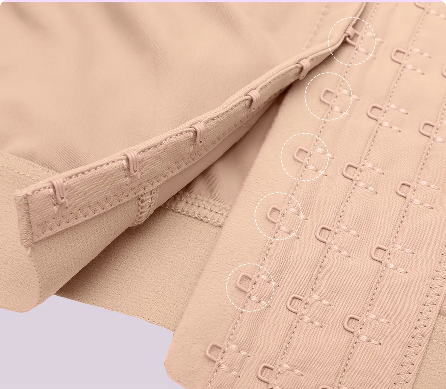 Front Hook-And-Eye Closure
