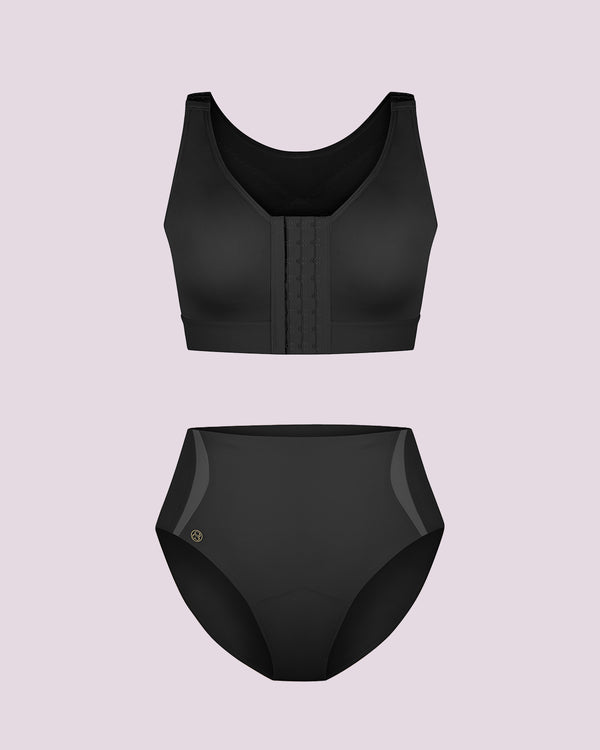Bare Essentials™ AirSlim® Unlined Wireless Back Support Bra + Brief