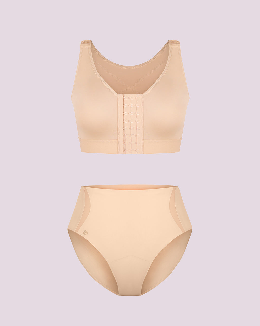 Bare Essentials™ AirSlim® Unlined Wireless Back Support Bra + Brief
