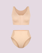 Bare Essentials™ AirSlim® Unlined Wireless Back Support Bra + Brief