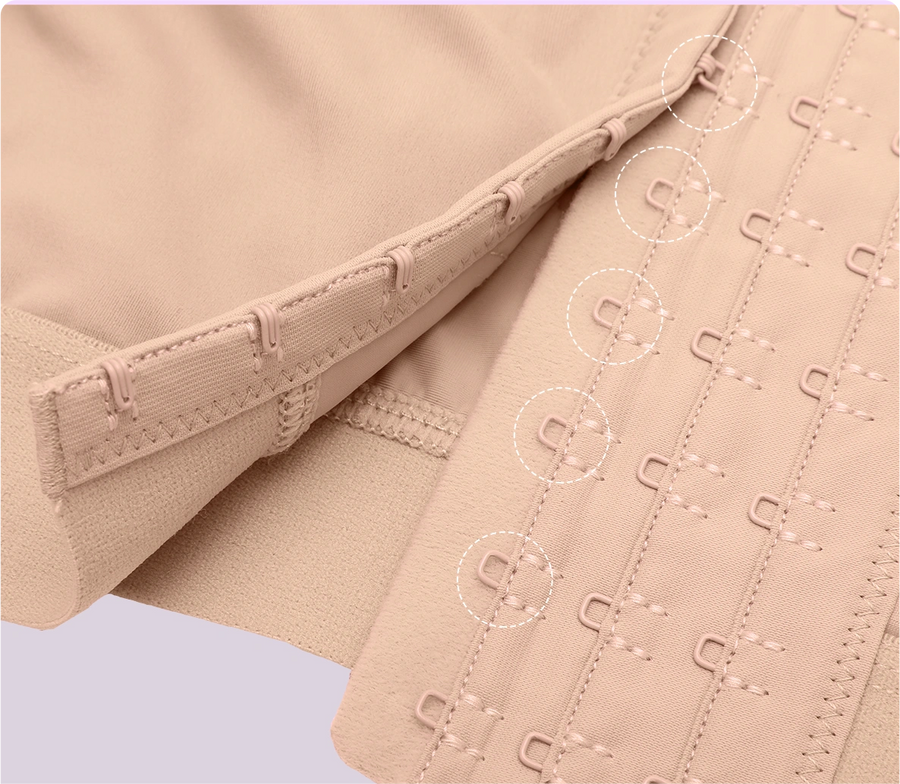 Front Hook-And-Eye Closure