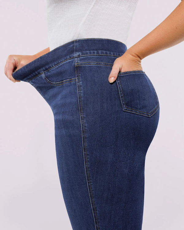 Bare Essentials™ High-Waisted Padded Hip Skinny Jeans