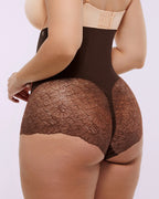 Bare Essentials™ MeshSmooth™ High-Waisted  Sheer Lace Brief