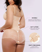 Bare Essentials™ MeshSmooth™ High-Waisted  Sheer Lace Brief