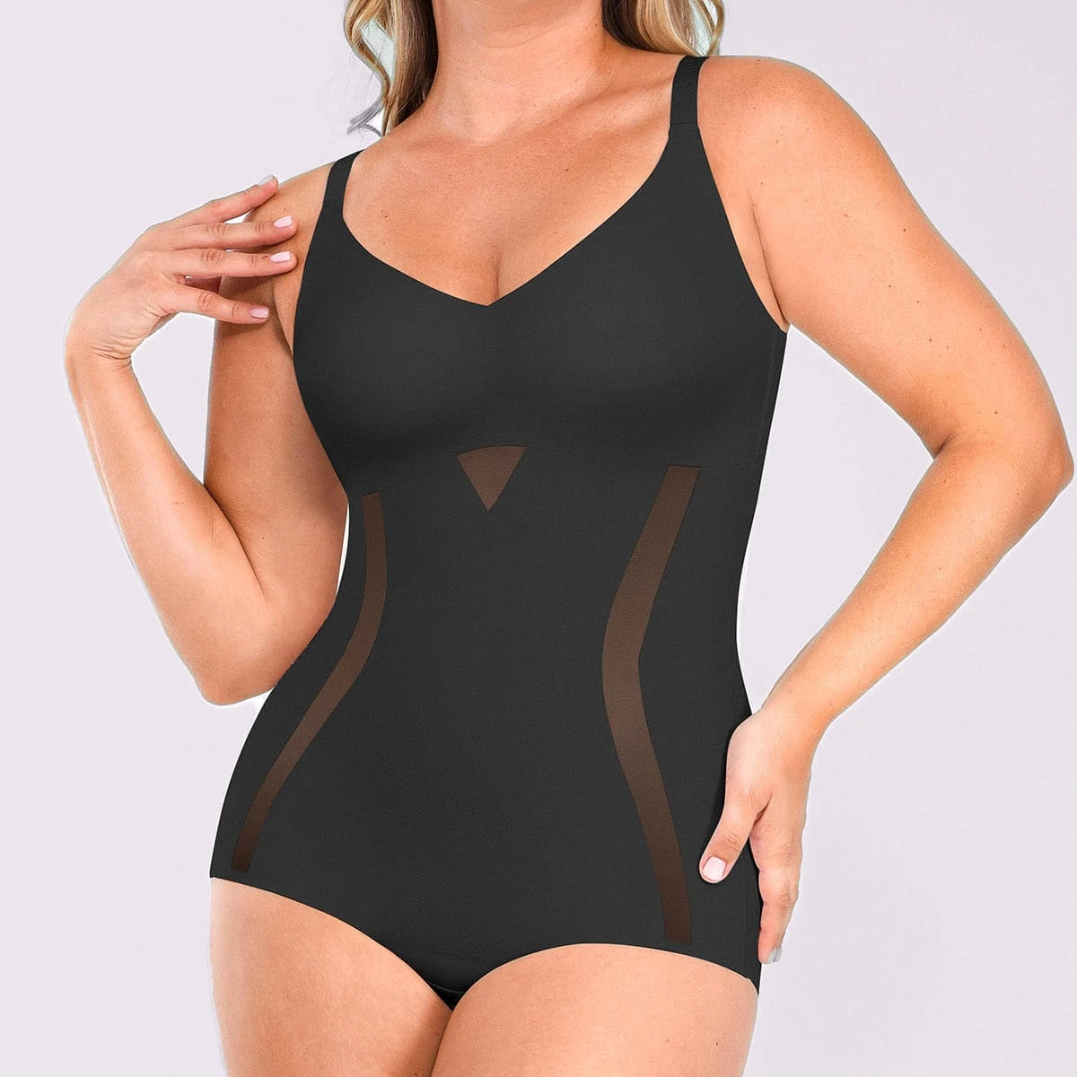 Curve Code™ Contour Comfy Smoothing Brief Bodysuit | SHAPELLX