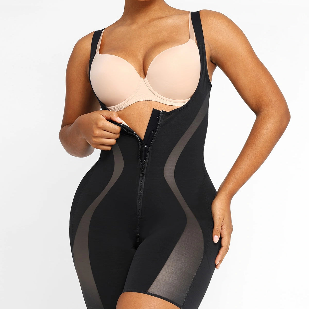 Experience Curve Code™ Core Comfy Sculpting Bodysuit | SHAPELLX