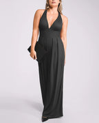 Deep V Built-In Shaping Jumpsuit