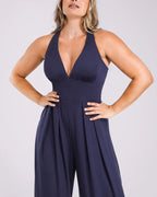 Deep V Built-In Shaping Jumpsuit
