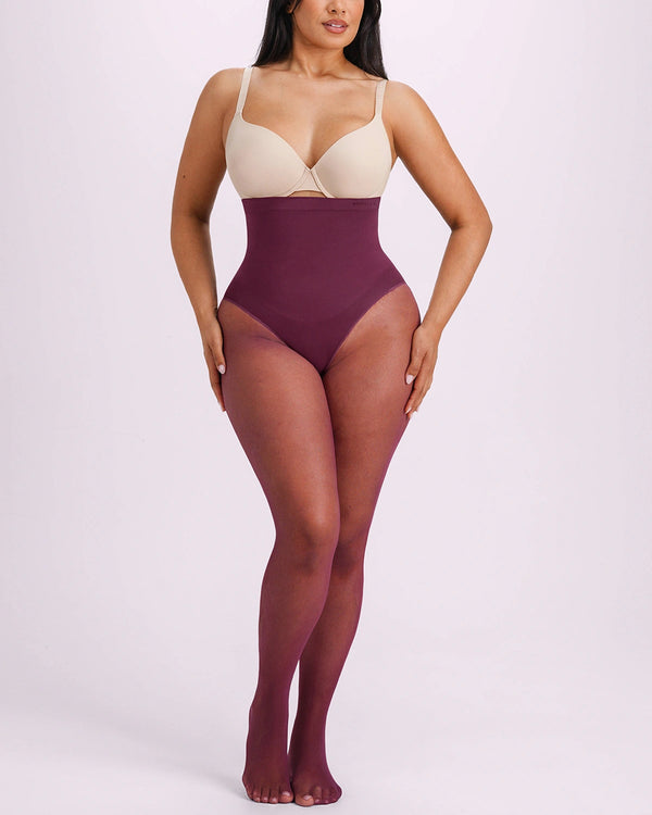 Defineline™ High-Waisted Micronet Shaping Tights