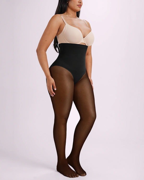Defineline™ High-Waisted Micronet Shaping Tights