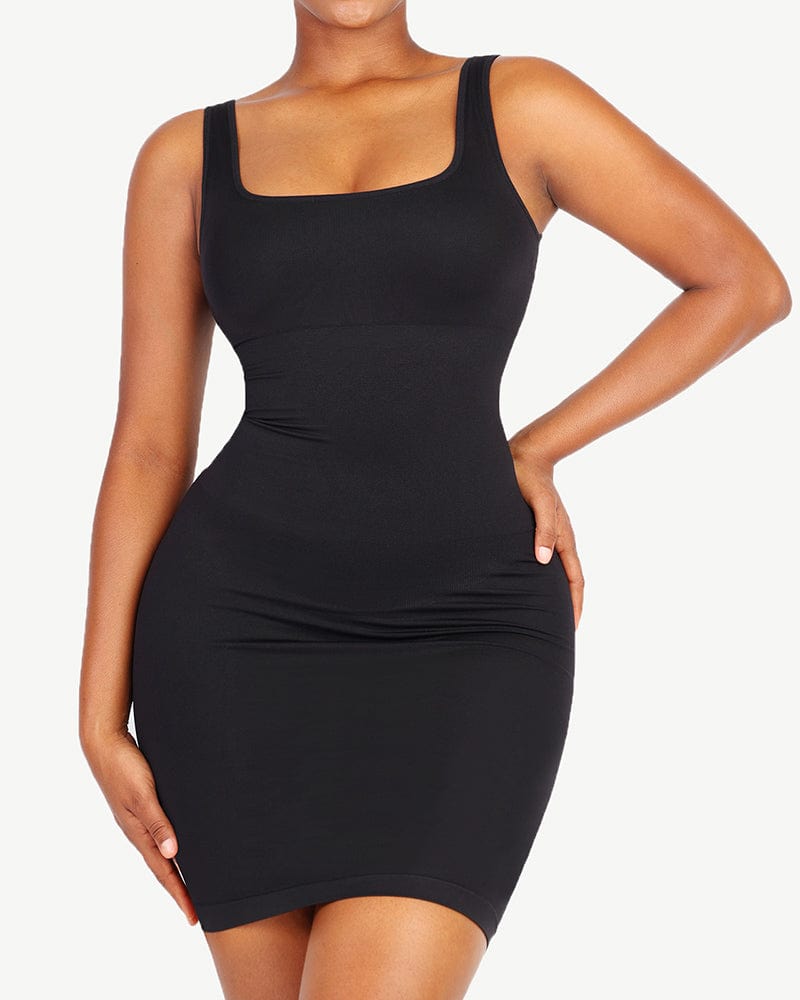 Waist trainer on sale under tight dress