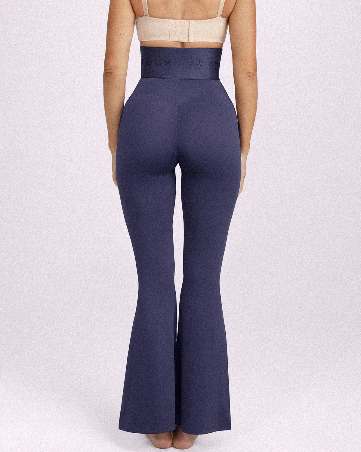 High-Waisted Tummy Control Flare Leggings