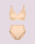 INNER ARMOR™ LYCRA®FitSense™ Wireless V-Neck Bra + Brief