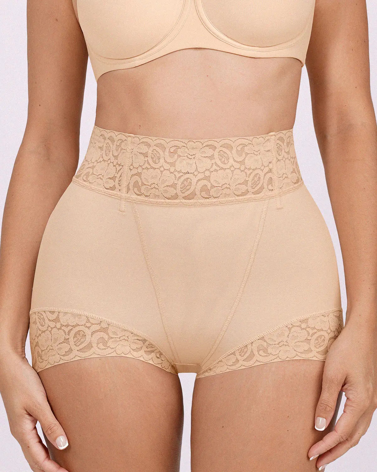 Mid-Rise Lace Shaper Brief