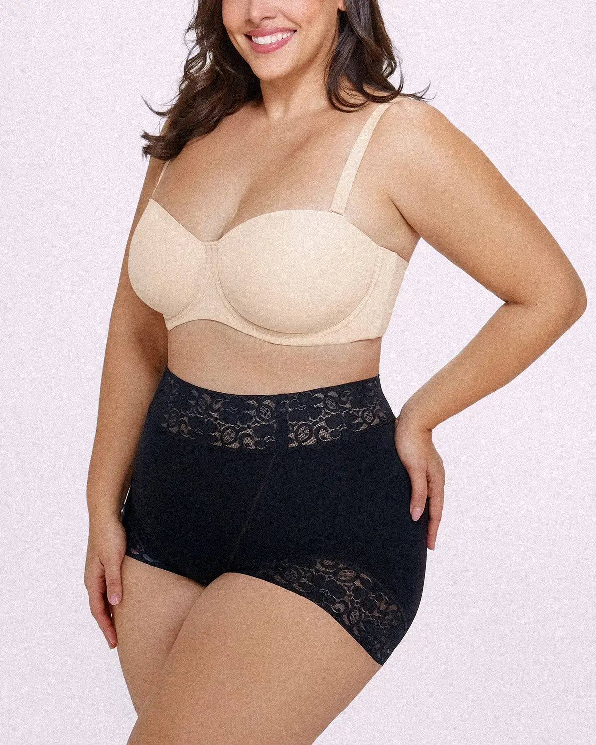 Mid-Rise Lace Shaper Brief