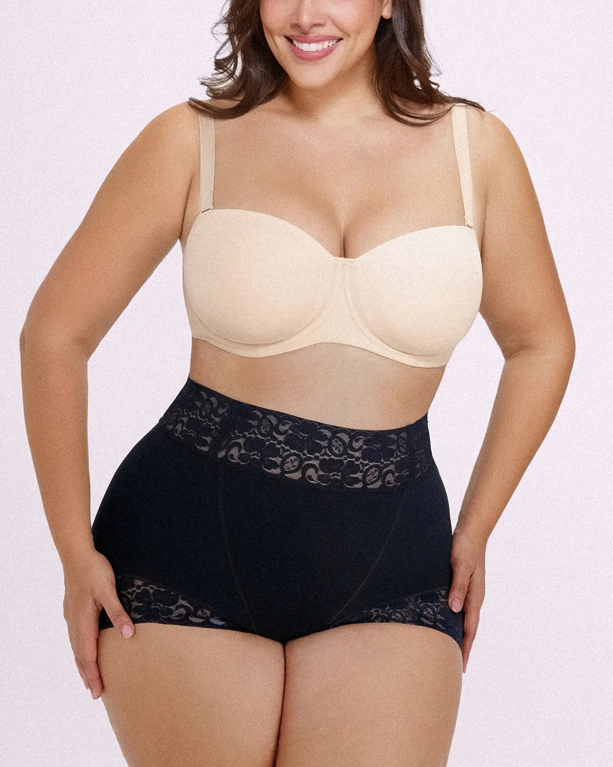 Mid-Rise Lace Shaper Brief