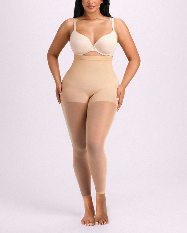 MistWeave™ High-Waisted Sheer Shaping Tights
