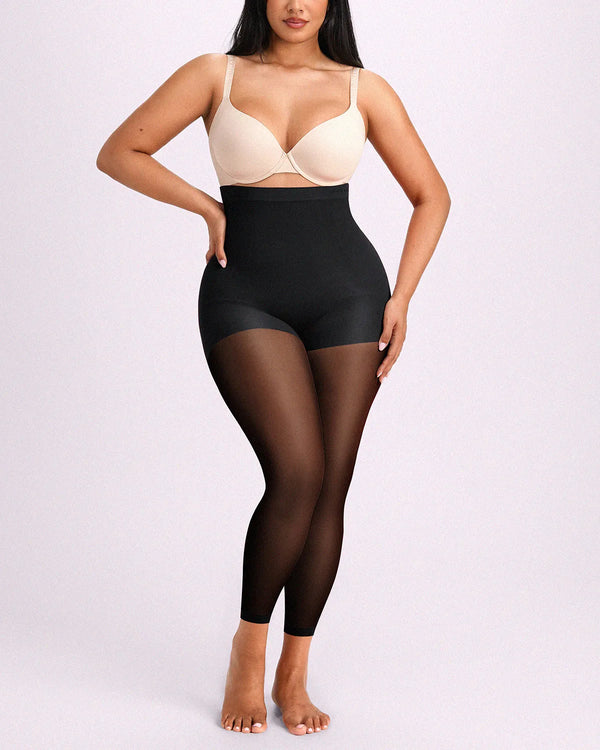 MistWeave™ High-Waisted Sheer Shaping Tights