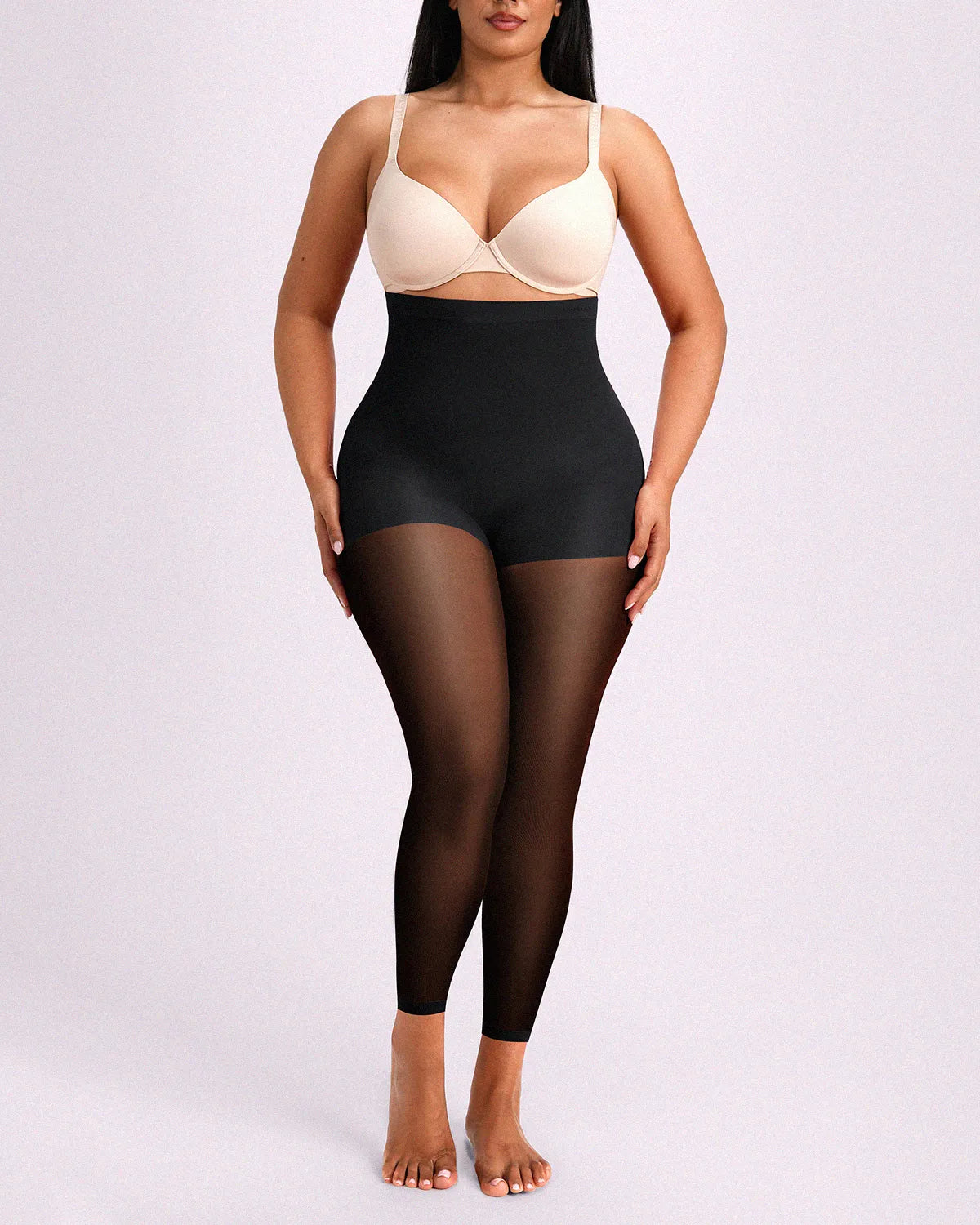MistWeave™ High-Waisted Sheer Shaping Tights
