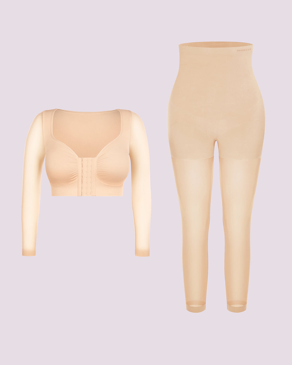 MistWeave™ Long-Sleeve Top + Shaping Tights Bundle