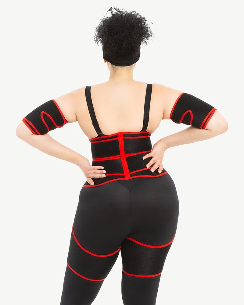 Ruri's Waist Trainer for Women, 3-in-1 Thigh Trimmer Belt with Butt Lifter  Slimming Body Shaper Sweat Band.