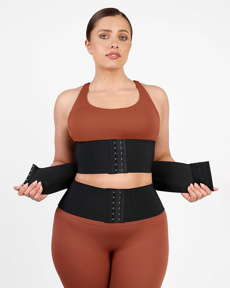 Shapellx Neosweat Shaper Leggings with Removable Waist Belt | Shaper Leggings Black / 2x