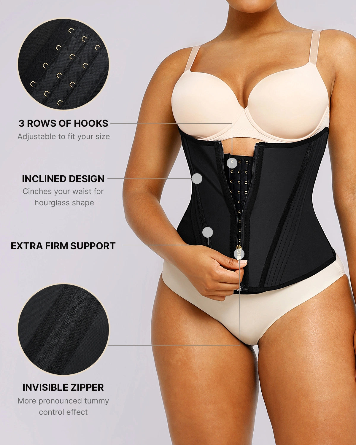 NeoSweat® AirSlim® Core Control Latex Waist Trainer
