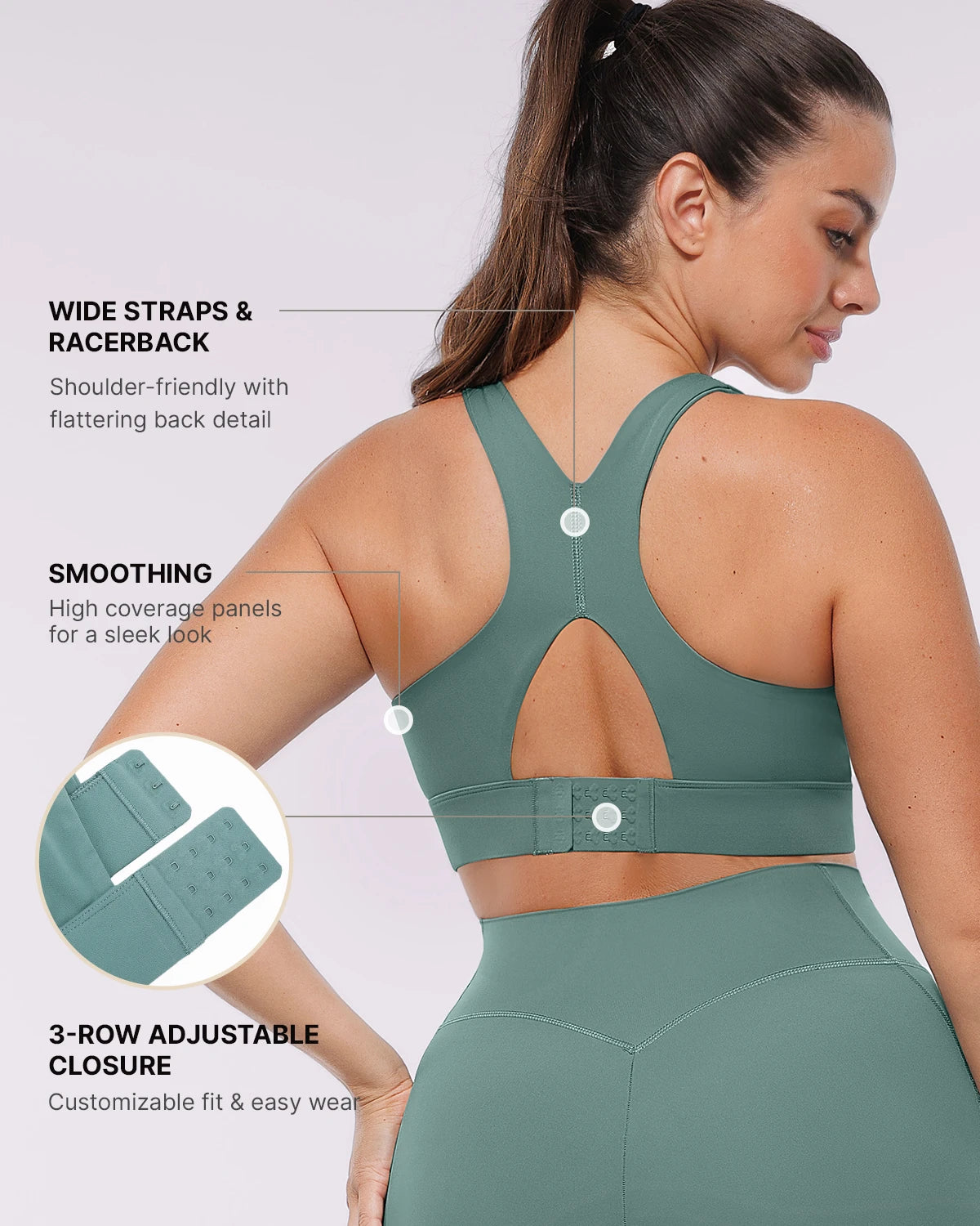 NeoSweat® AirSlim® Cutout Medium Impact Sports Bra