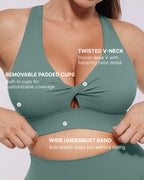 NeoSweat® AirSlim® Cutout Medium Impact Sports Bra