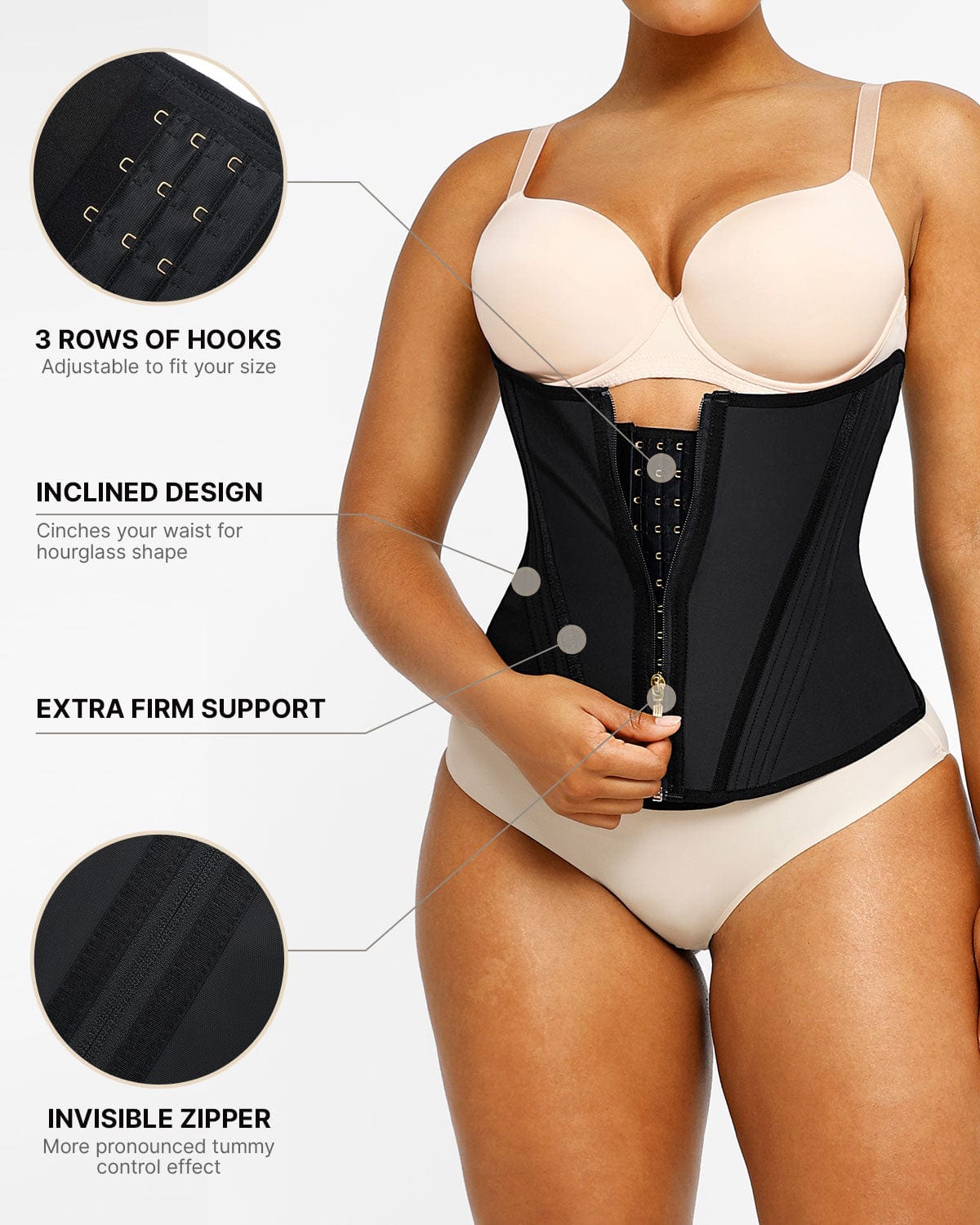 AMY COULEE Waist Trainer for Men Stomach Wrap Tummy Control Corset  Shapewear Sweat Belt Waist Trimmer, Black, Large : : Clothing,  Shoes & Accessories