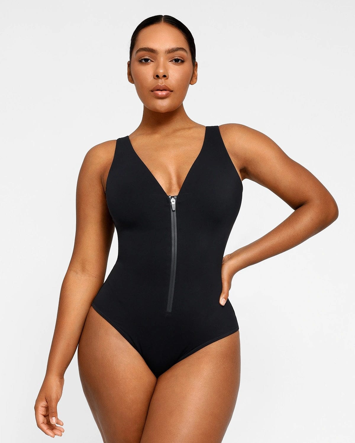  Belvia Shapewear SlimSwim Swimsuit (20-22, Cherry) XL