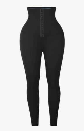 Neoprene Butt Lifting Wide Waistband Leggings