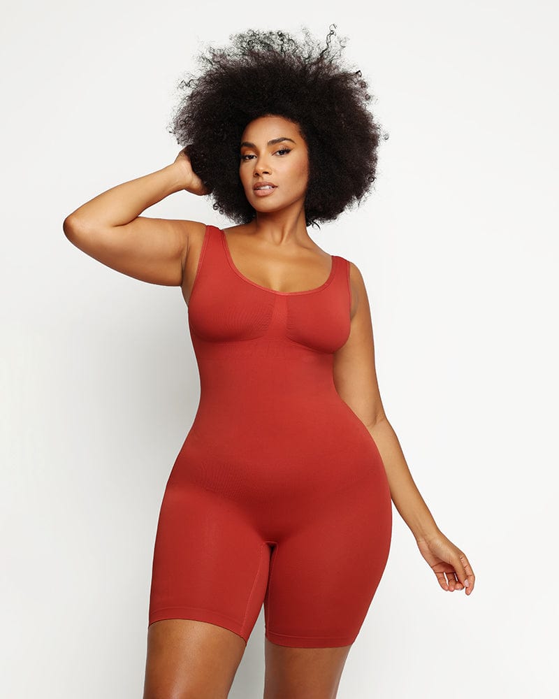 TANK {Better Shape Up} X-Long RED Spandex Shaper Tank – Curvy Boutique Plus  Size Clothing
