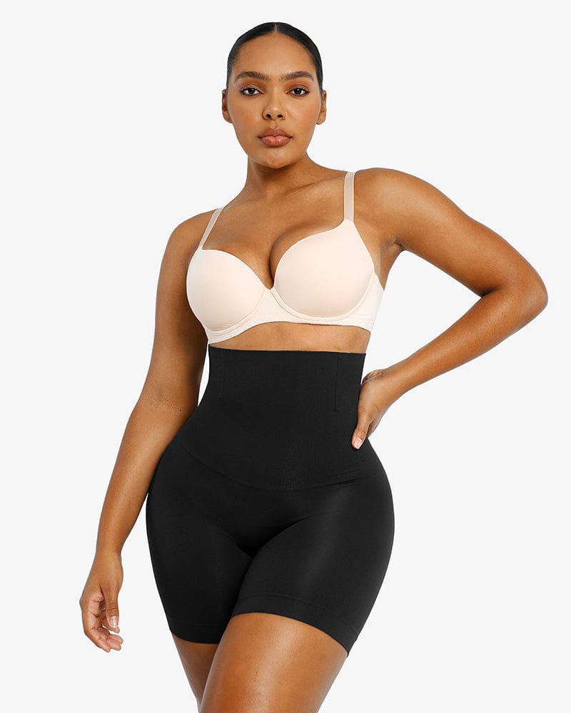 Spanx Curve Higher Power contouring shorts in black