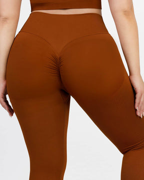 NVGTN, Pants & Jumpsuits, Nvgtn Curve Seamless Leggings In Burnt Orange  Size Xl