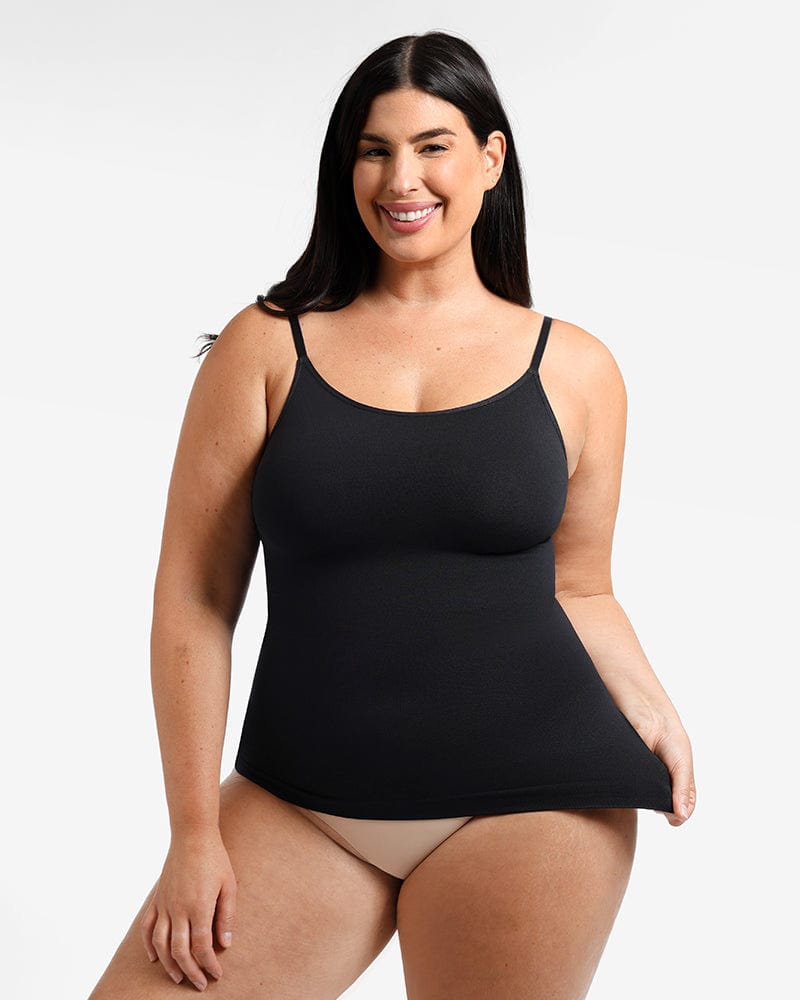 Firm Compression Cami In Black, BB Lingerie