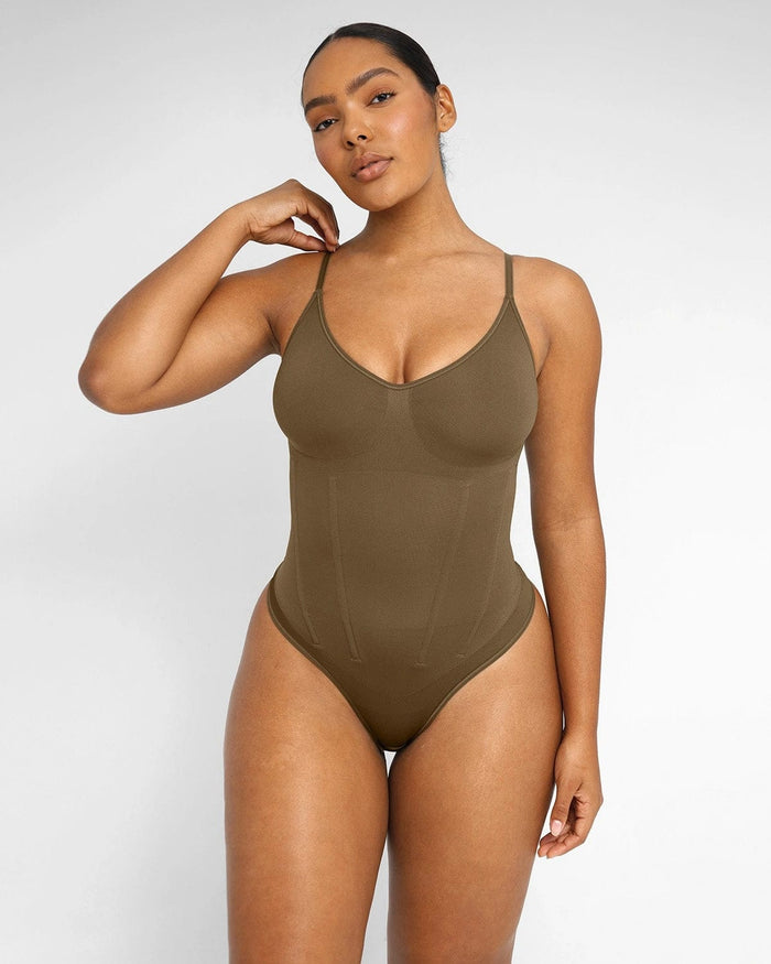 PowerConceal™ Waist Boning Corset Bodysuit